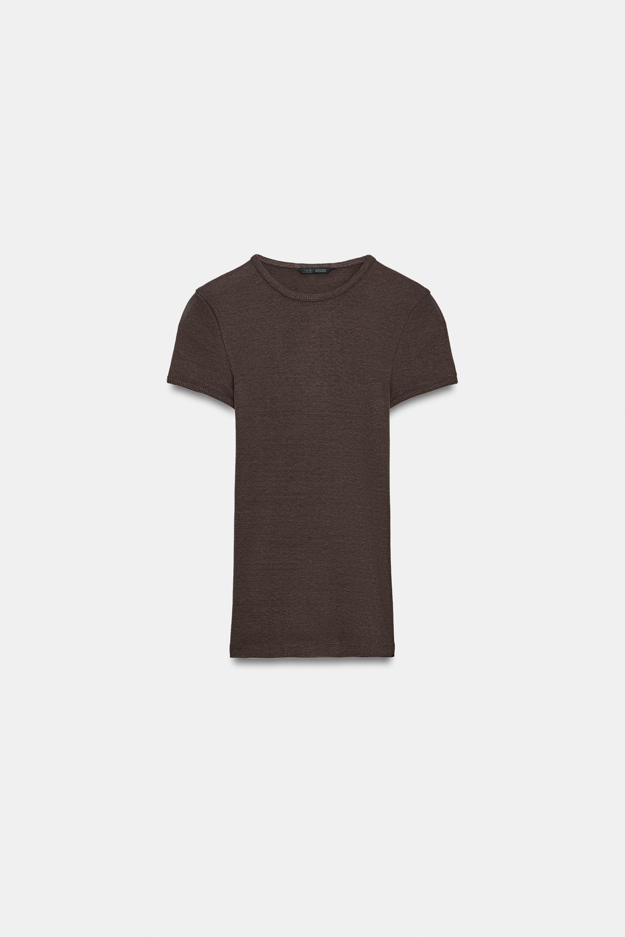 RIBBED T-SHIRT
